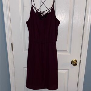 Maurices Deep Purple Strappy Dress